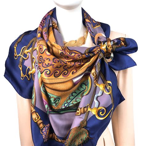 how to wear Hermes scarves